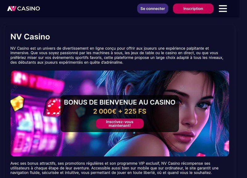 Meilleur casino nv à France